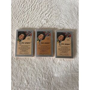 Palladio Rice Paper Facial Blotting Tissues Oil Absorbing Mixed Lot Warm Beige